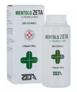 Zeta Talco Mentolato 100g – Talco Mentolato Assorbente e Rinfrescante